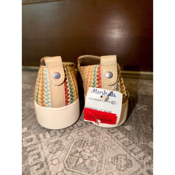 NWT Women's Woven Slip On Espadrille Flats Multicolor Size 7‎ - Picture 4 of 5